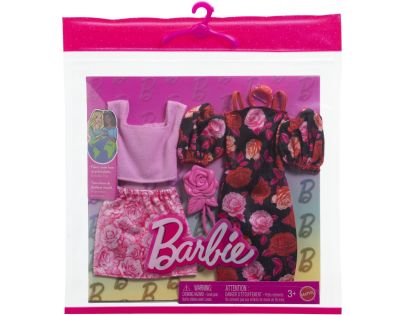 Mattel HYV03 Barbie Oblečení Barbie 2 oblečky a 2 doplňky pro panenku