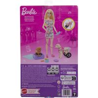 Barbie panenka a pejsek s invalidním vozíčkem 6