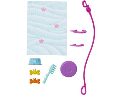 Barbie panenka a pejsek s invalidním vozíčkem