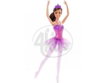 Barbie Panenka balerína 30 cm - Fialová