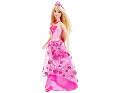 Barbie Panenka princezna - Růžové šaty