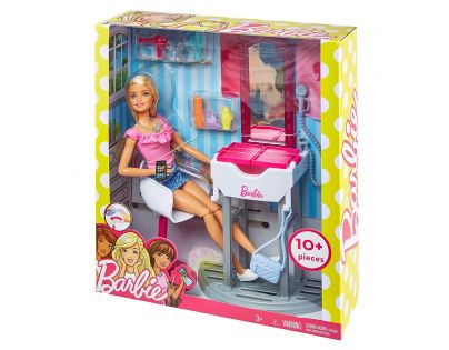 Barbie Panenka s nábytkem Kadeřnický salón