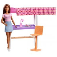 Barbie panenka s nábytkem Pracovna