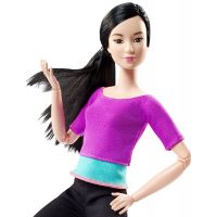 Barbie Panenka v pohybu - Fialové triko 3