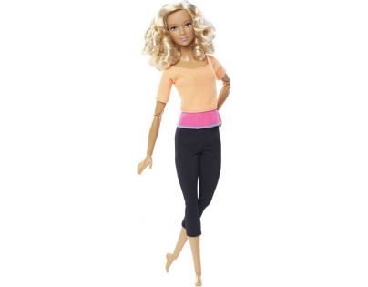 Barbie Panenka v pohybu - Oranžové triko