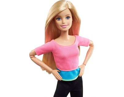 Mattel Barbie Panenka v pohybu - Růžové triko