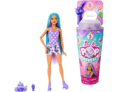 Barbie pop reveal šťavnaté ovoce 147 ml hroznový koktejl fialová