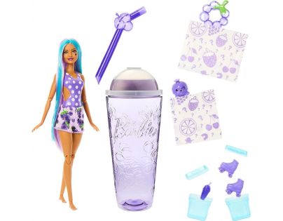 Barbie pop reveal šťavnaté ovoce 147 ml hroznový koktejl fialová