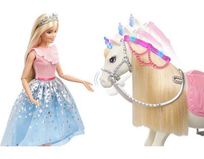 Barbie princezna a kůň se světly a zvuky