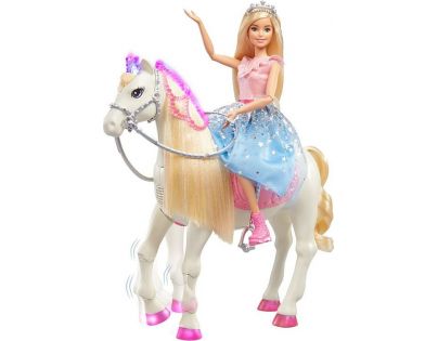 Barbie princezna a kůň se světly a zvuky