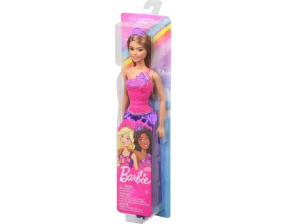 Barbie Princezna s korunkou hnědé vlasy