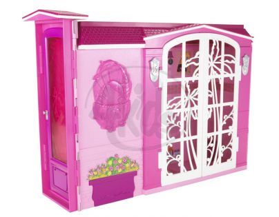 Barbie N6628 - Barbie růžový dům