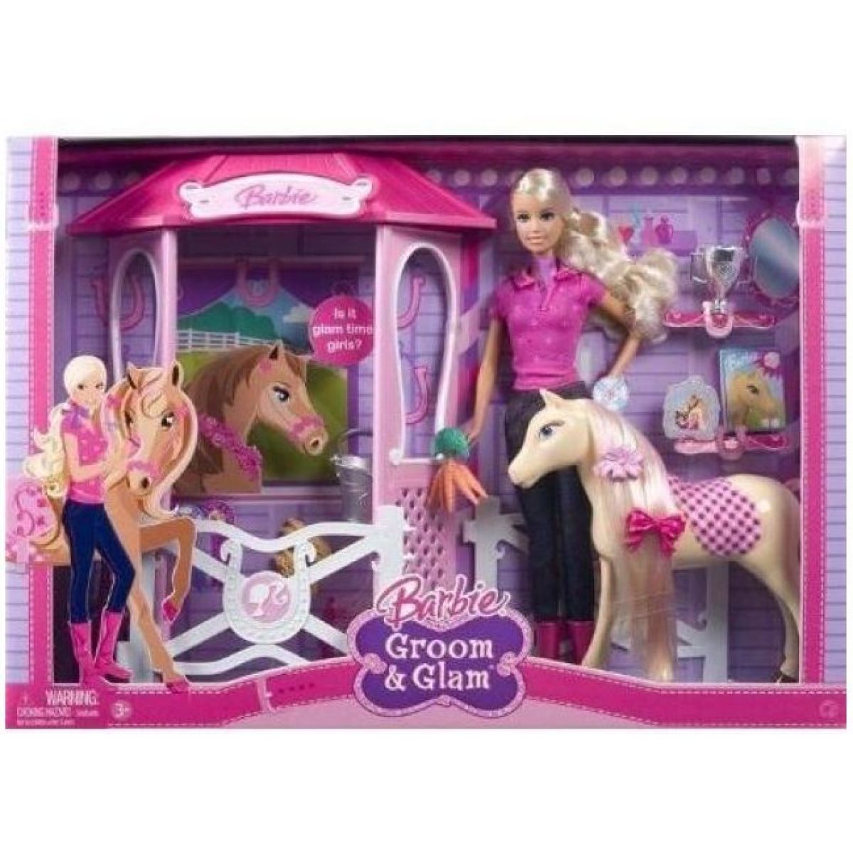 Barbie s koněm a doplňky Mattel N4892