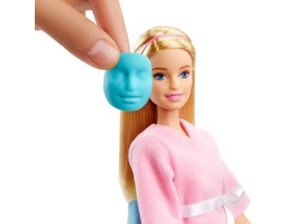 Barbie salón krásy herní set s běloškou
