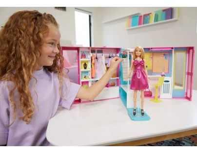 Barbie šatník snů s panenkou