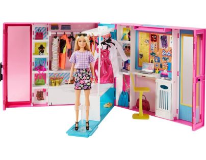 Barbie šatník snů s panenkou