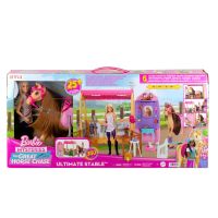 Barbie HXJ44 Stáje s koněm Pepper a panenkou 6