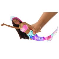 Barbie svítící mořská panna s pohyblivým ocasem černoška 3