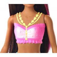 Barbie svítící mořská panna s pohyblivým ocasem černoška 5