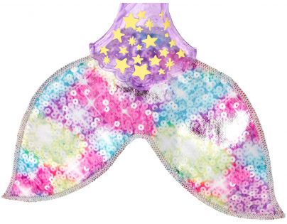 Barbie svítící mořská panna s pohyblivým ocasem černoška