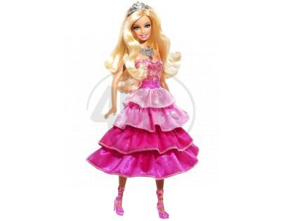 Barbie R4108_R4110 - Třpytivá princezna (fialová)