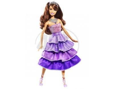 Barbie R4108_R4110 - Třpytivá princezna (fialová)