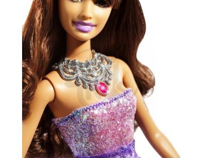 Barbie R4108_R4110 - Třpytivá princezna (fialová)