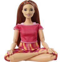 Barbie v pohybu oranžová 4