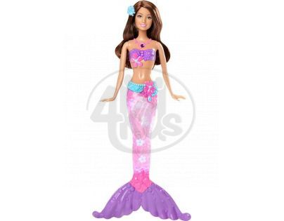 Barbie Svítící Mořská Panna - Brunetka 2015