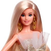 Barbie Vánoční panenka blondýnka 2025 2