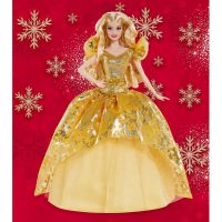 Barbie vánoční panenka blondýnka 5