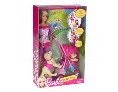 Barbie T7197 - Barbie Strollin Pups