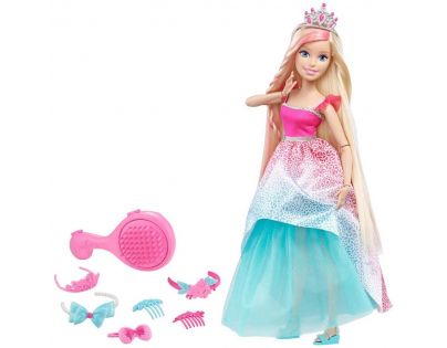 Mattel Barbie Vysoká princezna s dlouhými vlasy blond
