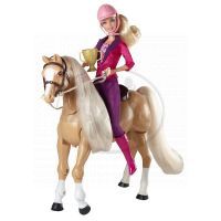 MATTEL Barbie - Barbie a chodící kůň X2630 3