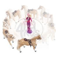 MATTEL Barbie - Barbie a chodící kůň X2630 4