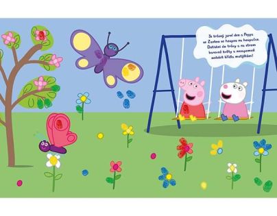 Barevné prstíky Prasátko Peppa