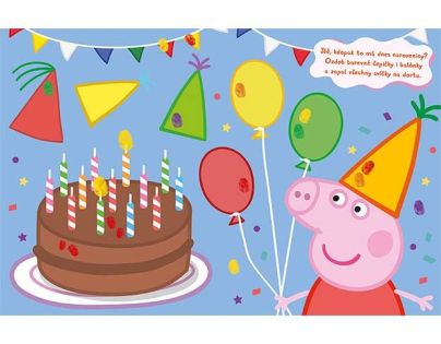 Barevné prstíky Prasátko Peppa