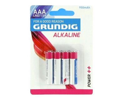 Baterie Grundig LR03 AAA 1,5 V Alkaline 4 ks