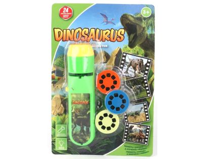 Baterka a projektor Dinosaurus