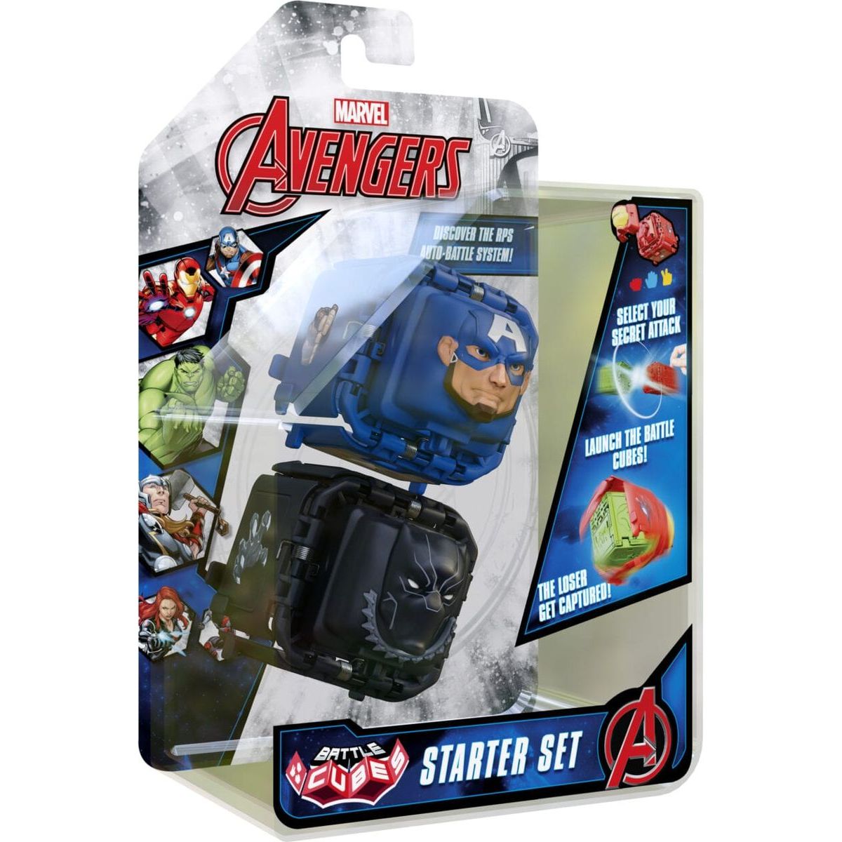 Battle Cubes Avengers - Captain America VS Black Panther