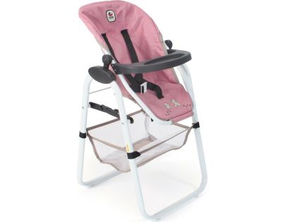 Bayer Chic Jídelní židlička pro panenku růžovobéžová
