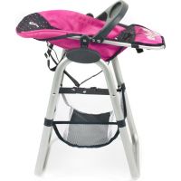 Bayer Chic Jídelní židlička pro panenku - Dots Navy Pink 2