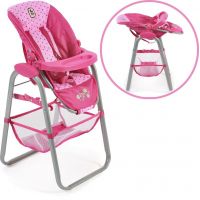 Bayer Chic Jídelní židlička pro panenku - Pink Dots 3