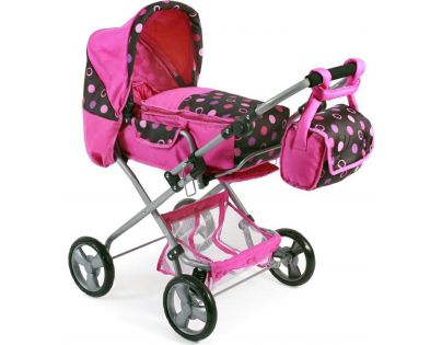 Bayer Chic Kočárek pro panenky Bambina - Pinky Balls