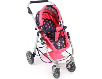 Bayer Chic Kočárek pro panenky Emilia - Corallo