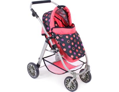 Bayer Chic Kočárek pro panenky Emilia - Corallo