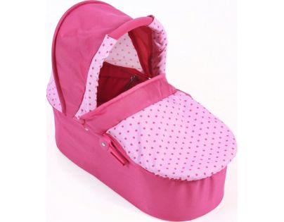 Bayer Chic Kočárek pro panenky Emotion 2v1 - Pink Dots