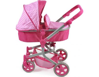 Bayer Chic Kočárek pro panenky Mika - Pink Dots