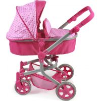 Bayer Chic Kočárek pro panenky Mika - Pink Dots 3
