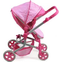 Bayer Chic Kočárek pro panenky Mika - Pink Dots 5